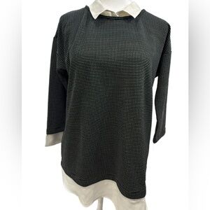 Women's Black and White Top by Morgan City, MP